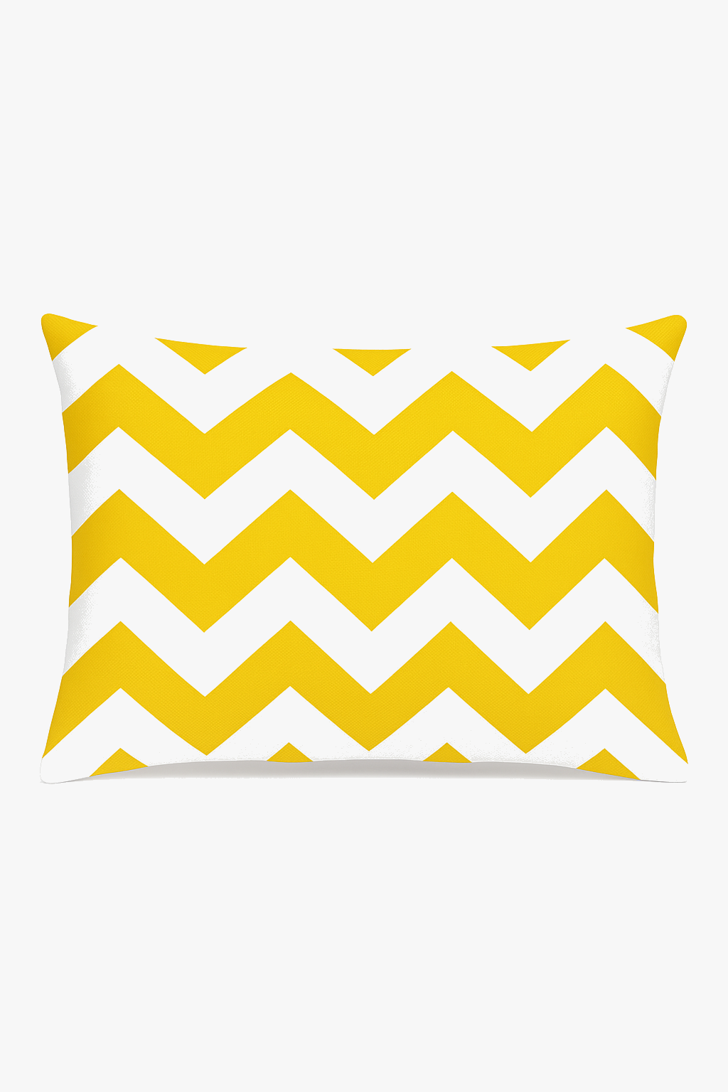 housse de coussin géométrique jaune pour décoration intérieure