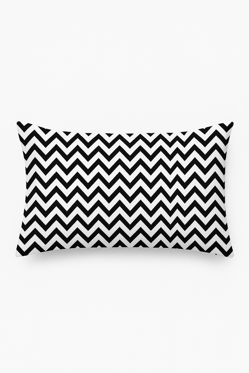 housse de coussin géométrique noir et blanc 30 x 50 cm