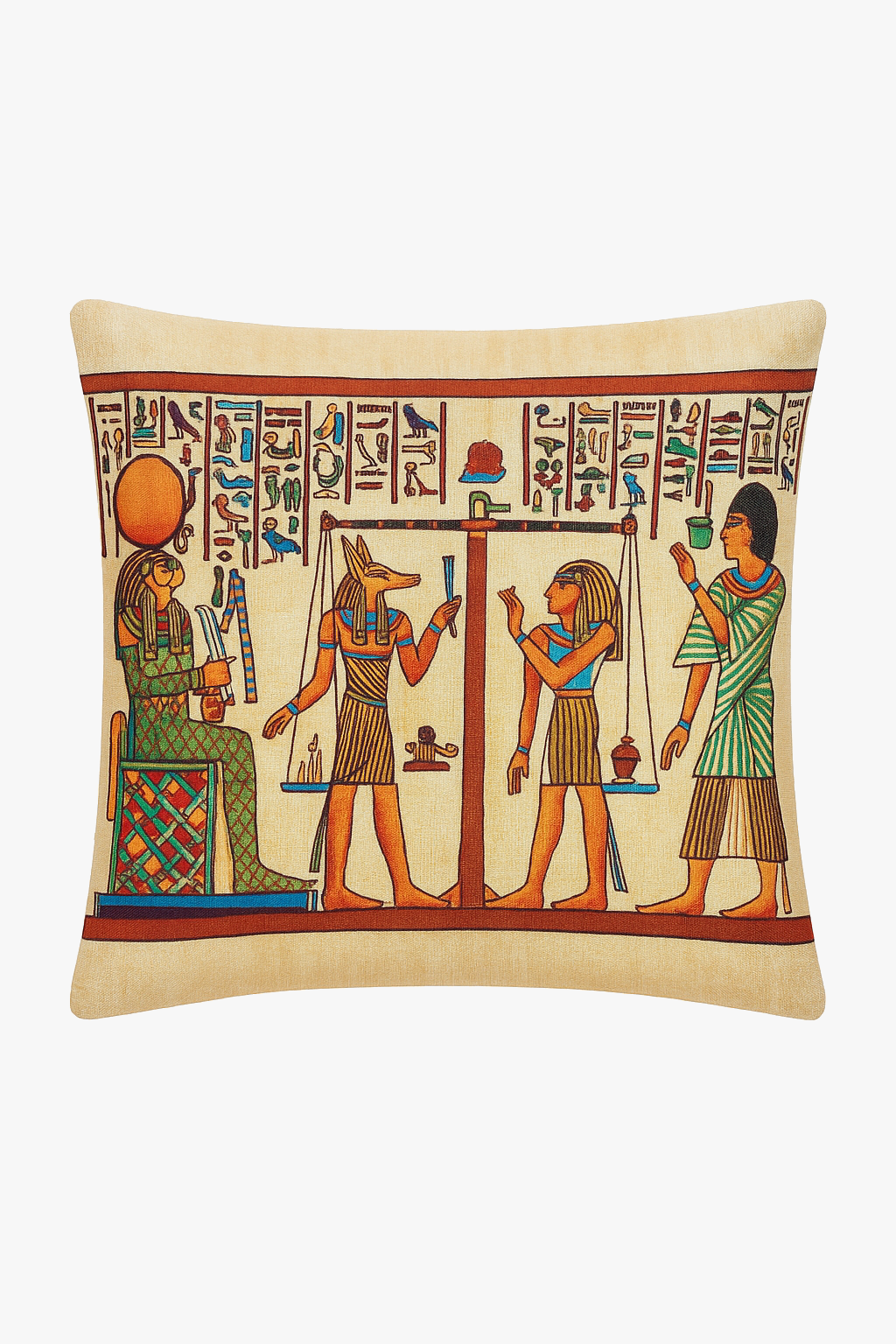 housse de coussin égyptienne décorative pour salon et canapé