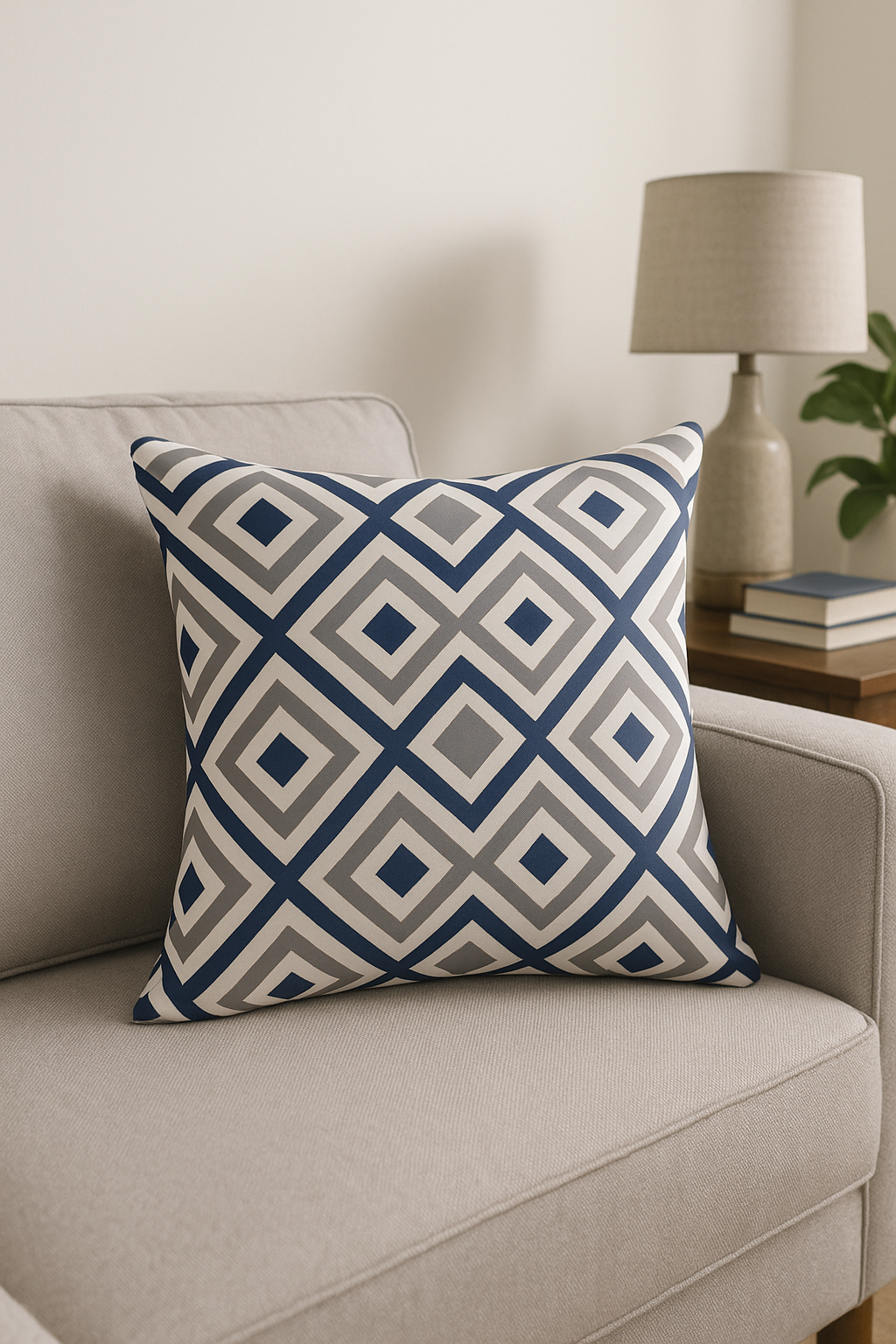housse de coussin imperméable imprimée pour jardin et extérieur