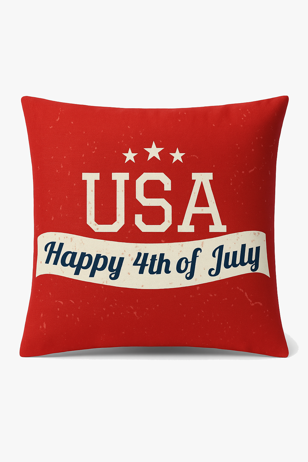 housse de coussin imprimée love usa pour le jour de l'indépendance