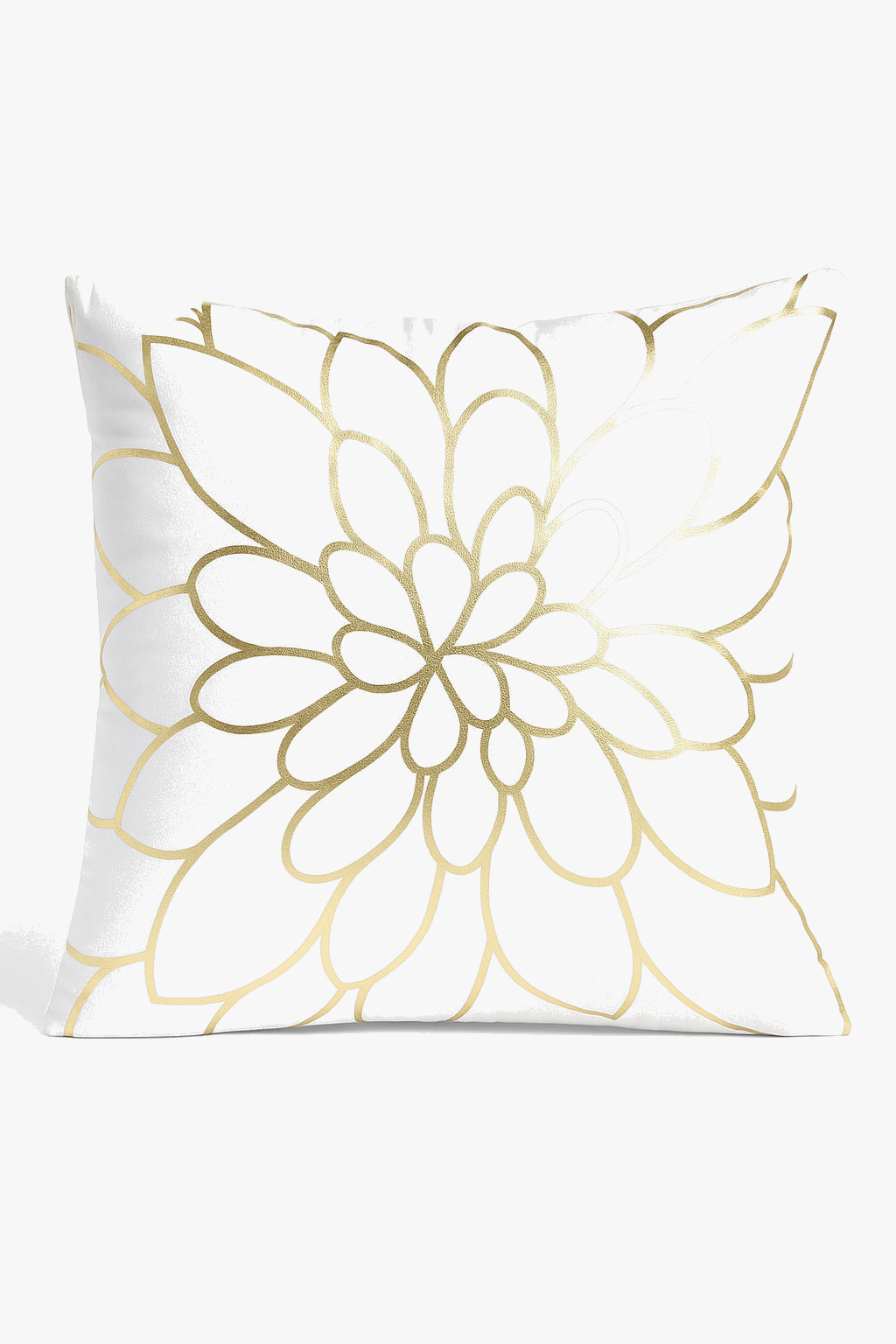 housse de coussin moderne avec motif géométrique végétal
