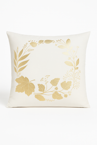 housse de coussin moderne motif géométrique feuille décorative