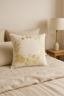 housse de coussin moderne motif géométrique feuille décorative