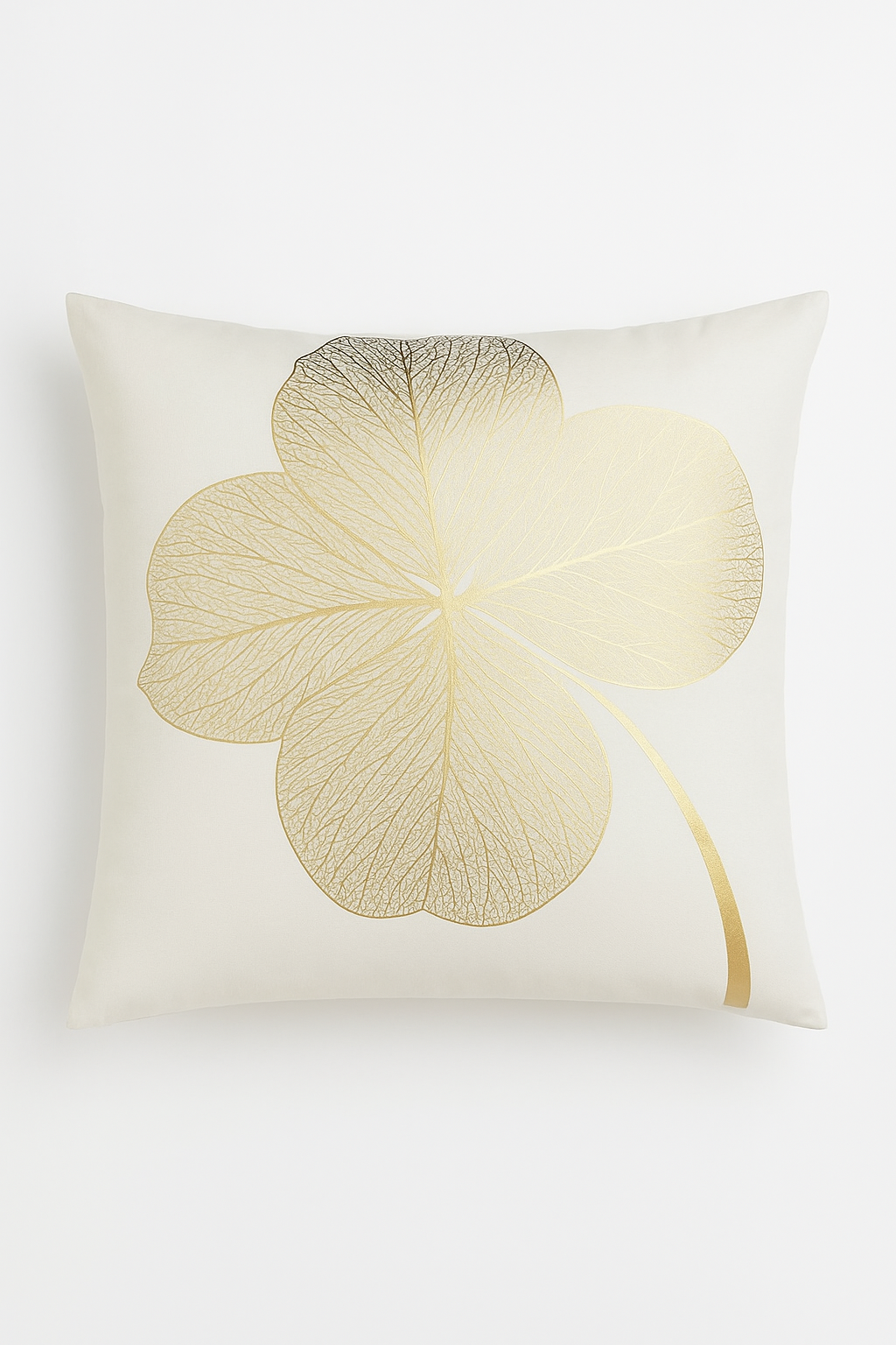 housse de coussin moderne motif géométrique feuilles décoratives