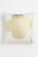housse de coussin moderne motif géométrique feuilles décoratives