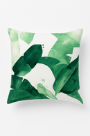 housse de coussin motif cactus monstera et feuilles tropicales