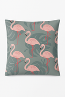 housse de coussin motif flamant rose pour décoration intérieur