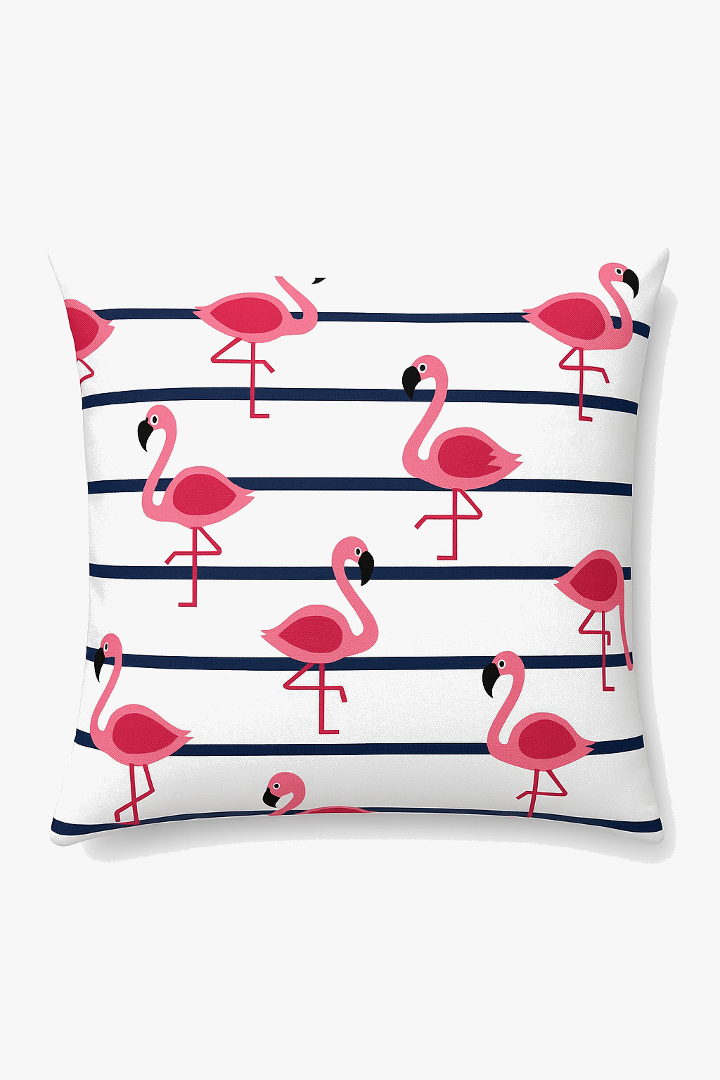 housse de coussin motif flamant rose pour un style tropical