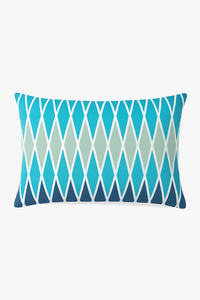 housse de coussin rectangulaire à motif géométrique coloré 30x50 cm