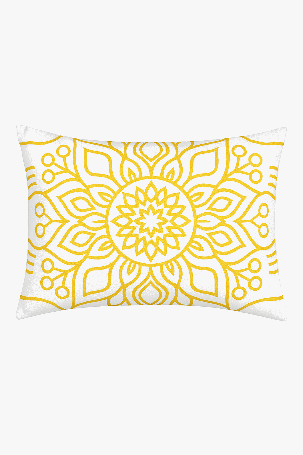 housse de coussin rectangulaire motif mandala géométrique 30 x 50 cm