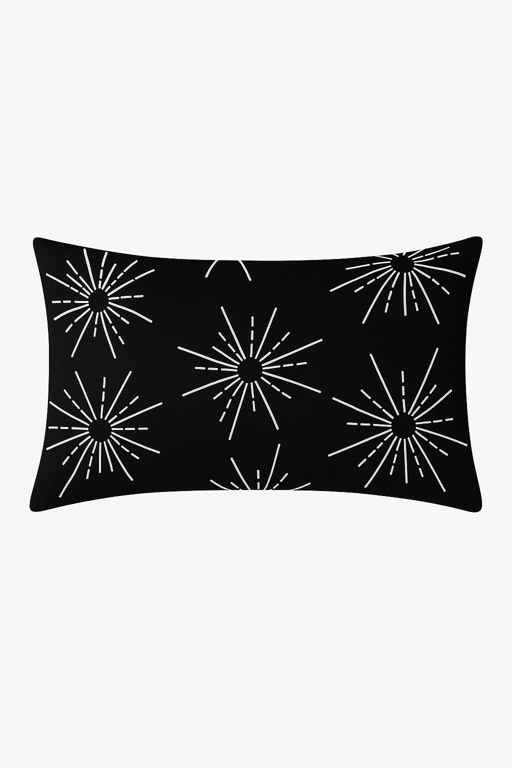 housse de coussin rectangulaire polyester motif mandala élégant 30x50 cm