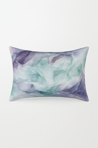 housse de coussin rectangulaire style chinois rayures aquarelle 30x50 cm