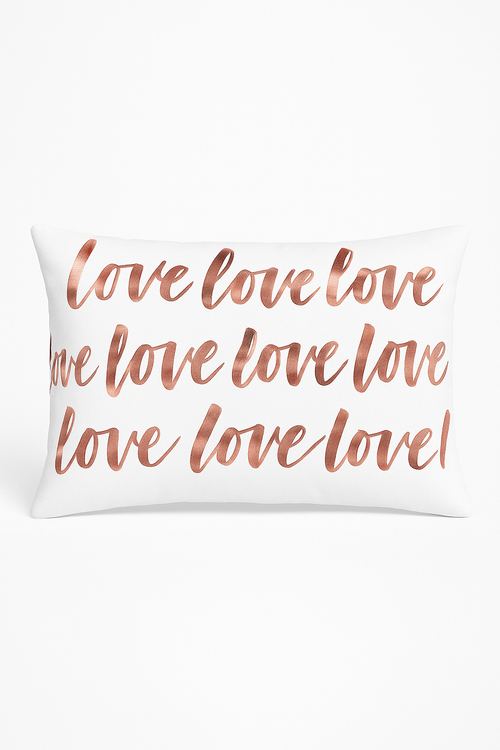 housse de coussin rose avec motif géométrique décoratif pour la maison