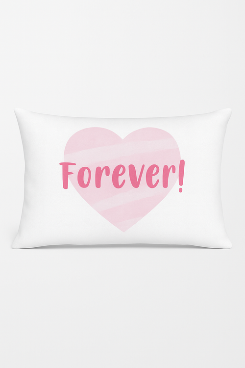 housse de coussin rose motif géométrique décoratif pour la maison