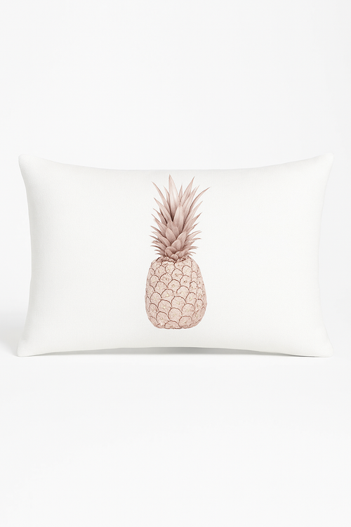 housse de coussin rose motif géométrique décoratif pour la maison