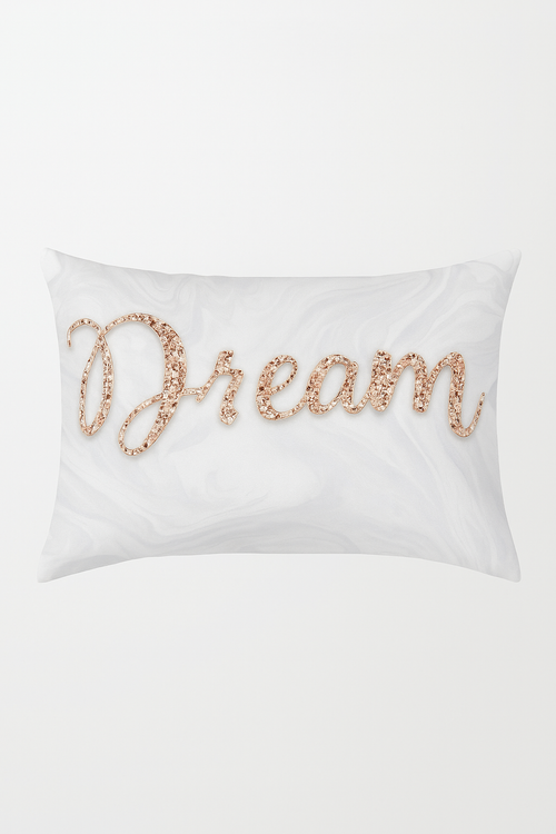 housse de coussin rose motif géométrique tendance décorative pour la maison