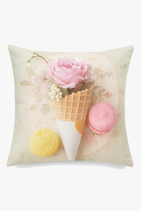 housse de coussin rose style nordique pour décoration élégante