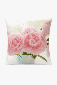 housse de coussin rose style nordique pour décoration élégante