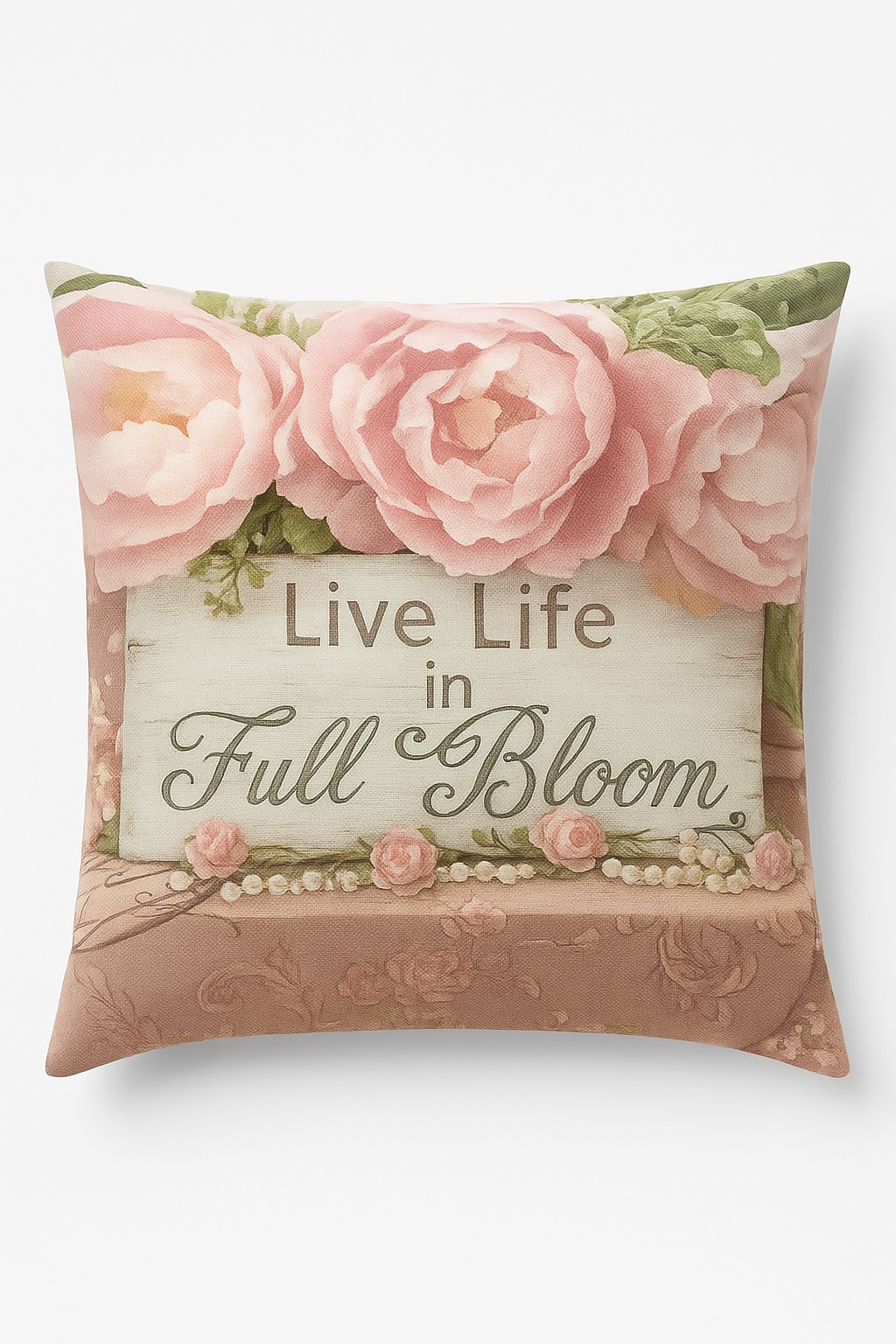 housse de coussin rose style nordique pour décoration intérieure