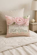 housse de coussin rose style nordique pour décoration intérieure