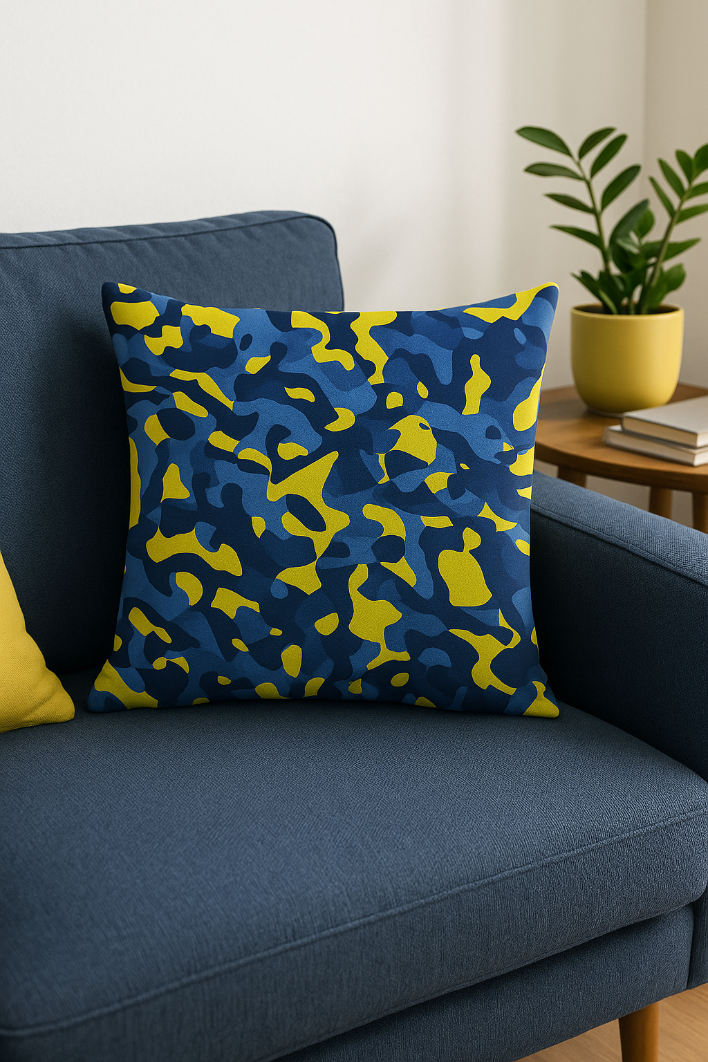 housses de coussin décoratives motif camouflage militaire moderne