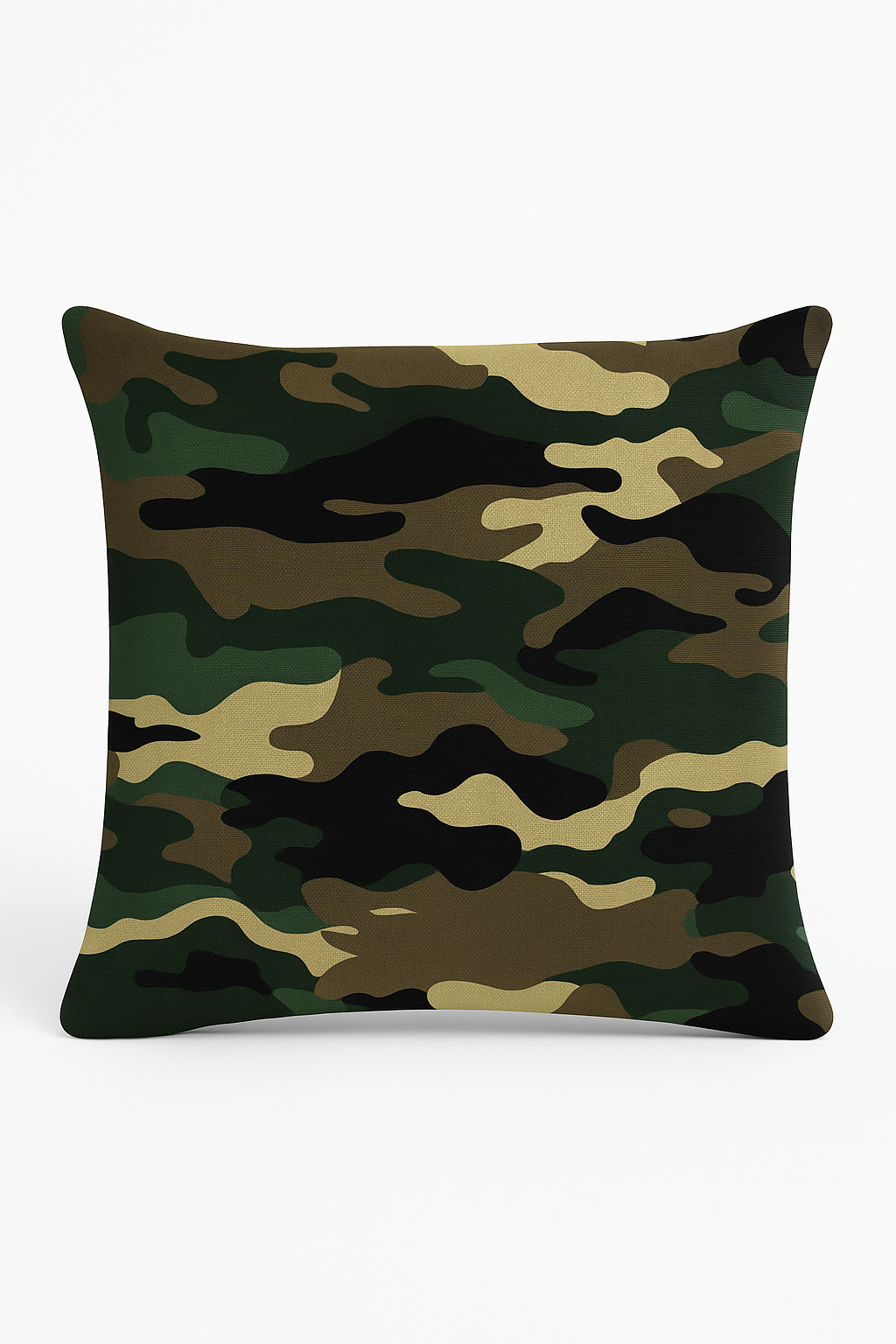 housses de coussin géométriques motif camouflage militaire décoratif
