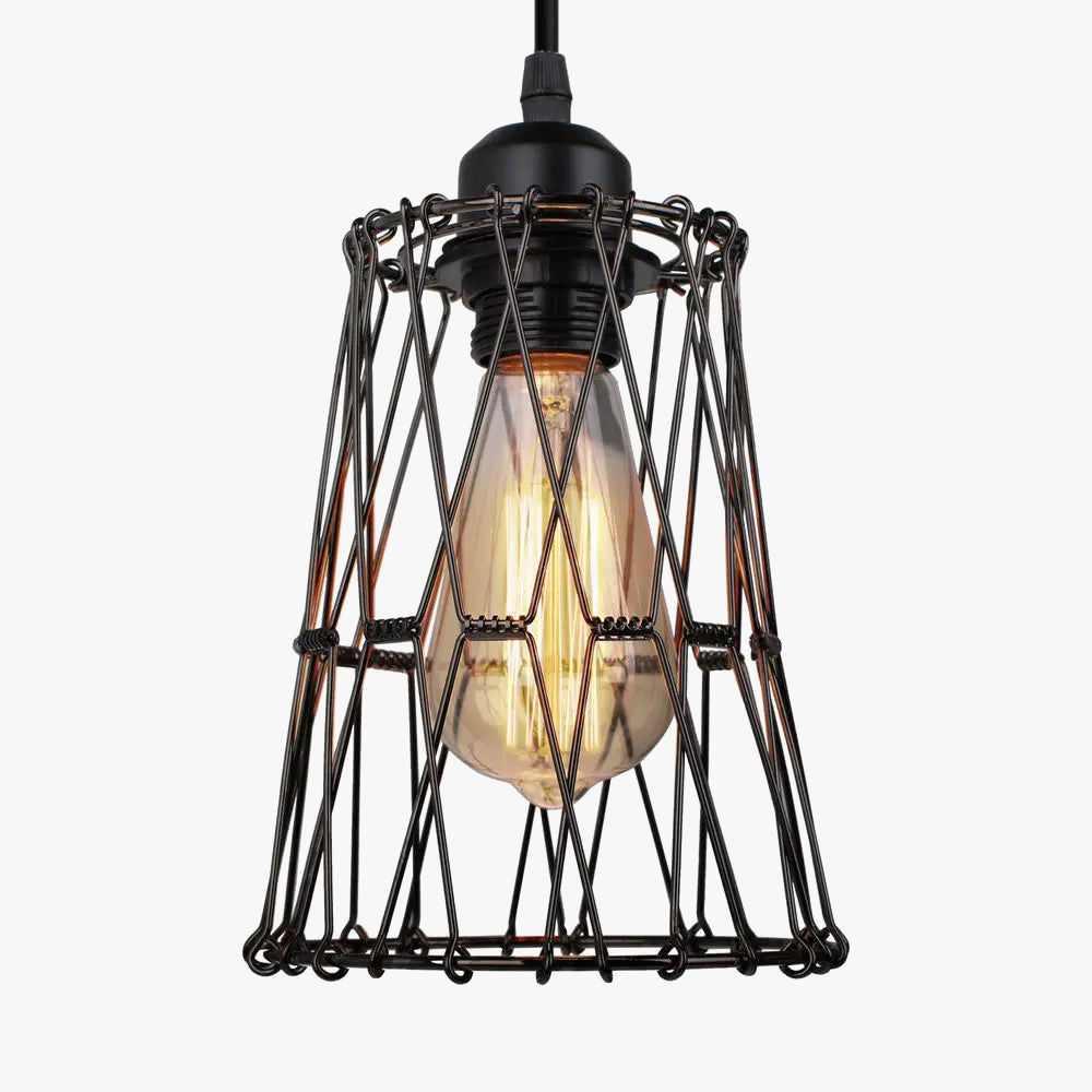 Suspension Industriel Rétro Cage