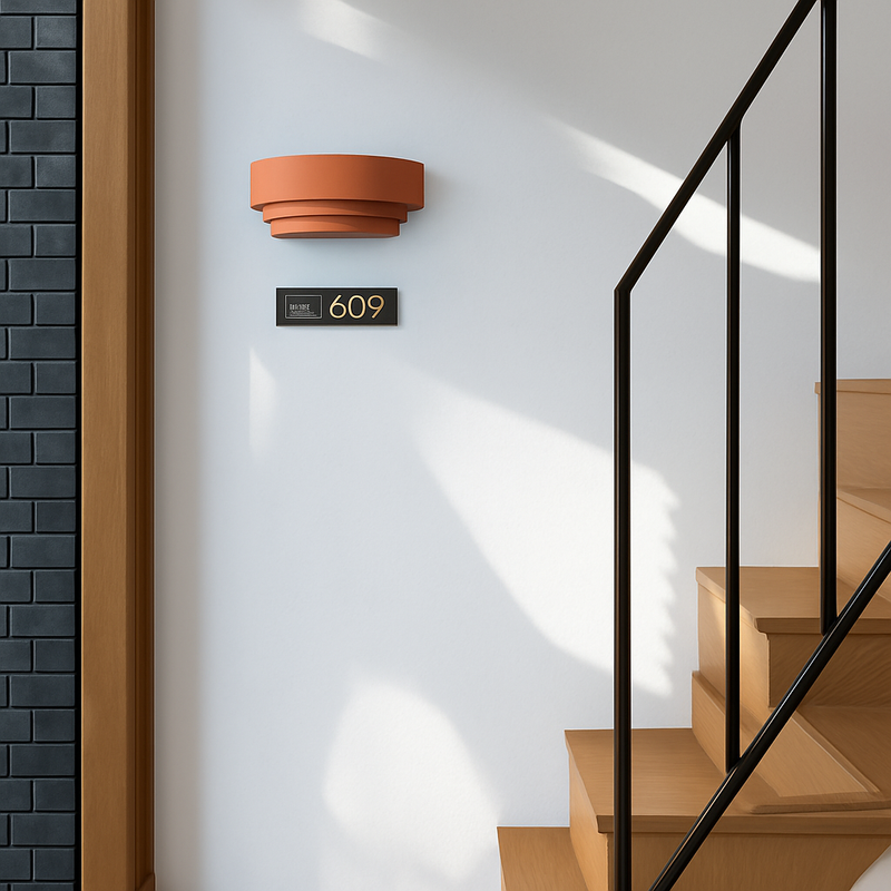 IP65 LED étanche applique murale ciment moderne 110V 220V LED Villa terrasse jardin réverbère rond lune fond porche lampes