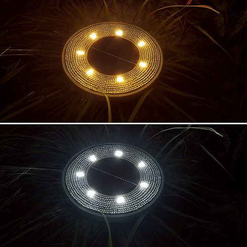 IP68 LED étanche extérieure énergie solaire lumière au sol contrôle de l'éclairage chemin pont lumières cour allée pelouse jardin décoration lampe