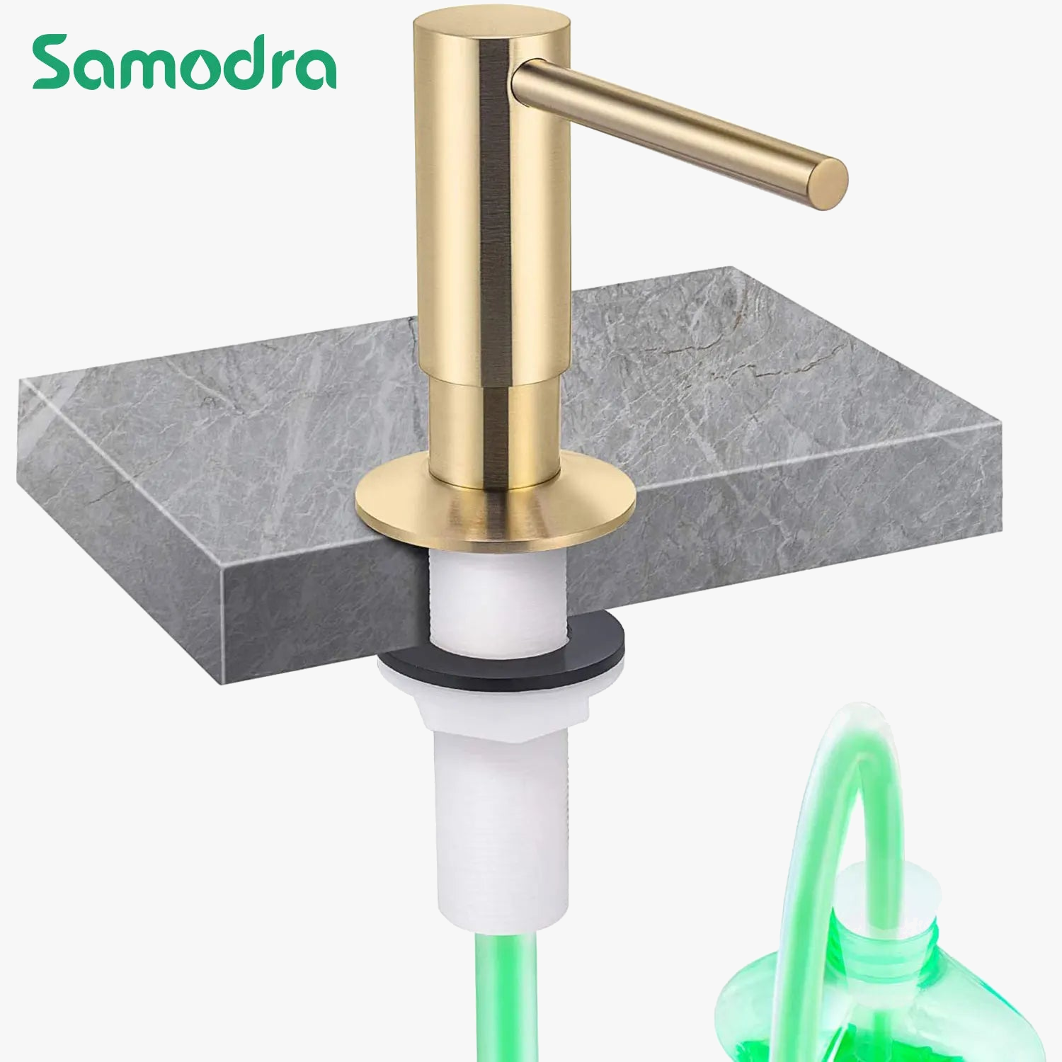 kit de tube d'extension pour distributeur de savon en laiton