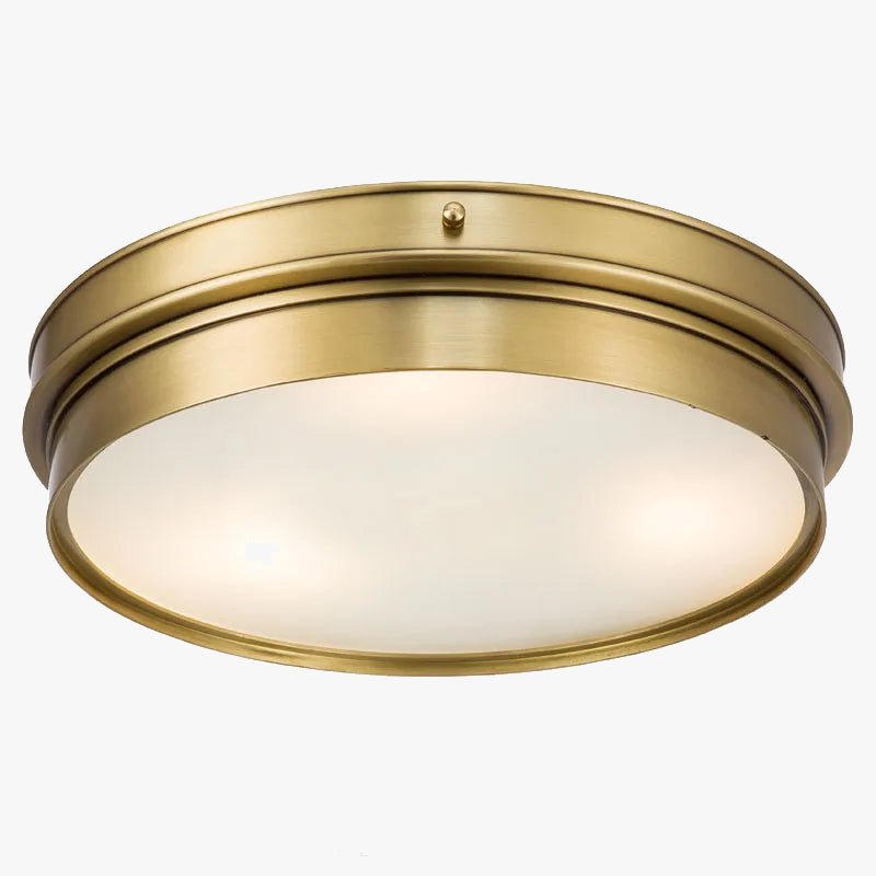 Laiton Vintage LED plafonniers modernes éclairage à la maison salon Lustre encastré Plafonnier Luminaire Plafonnier