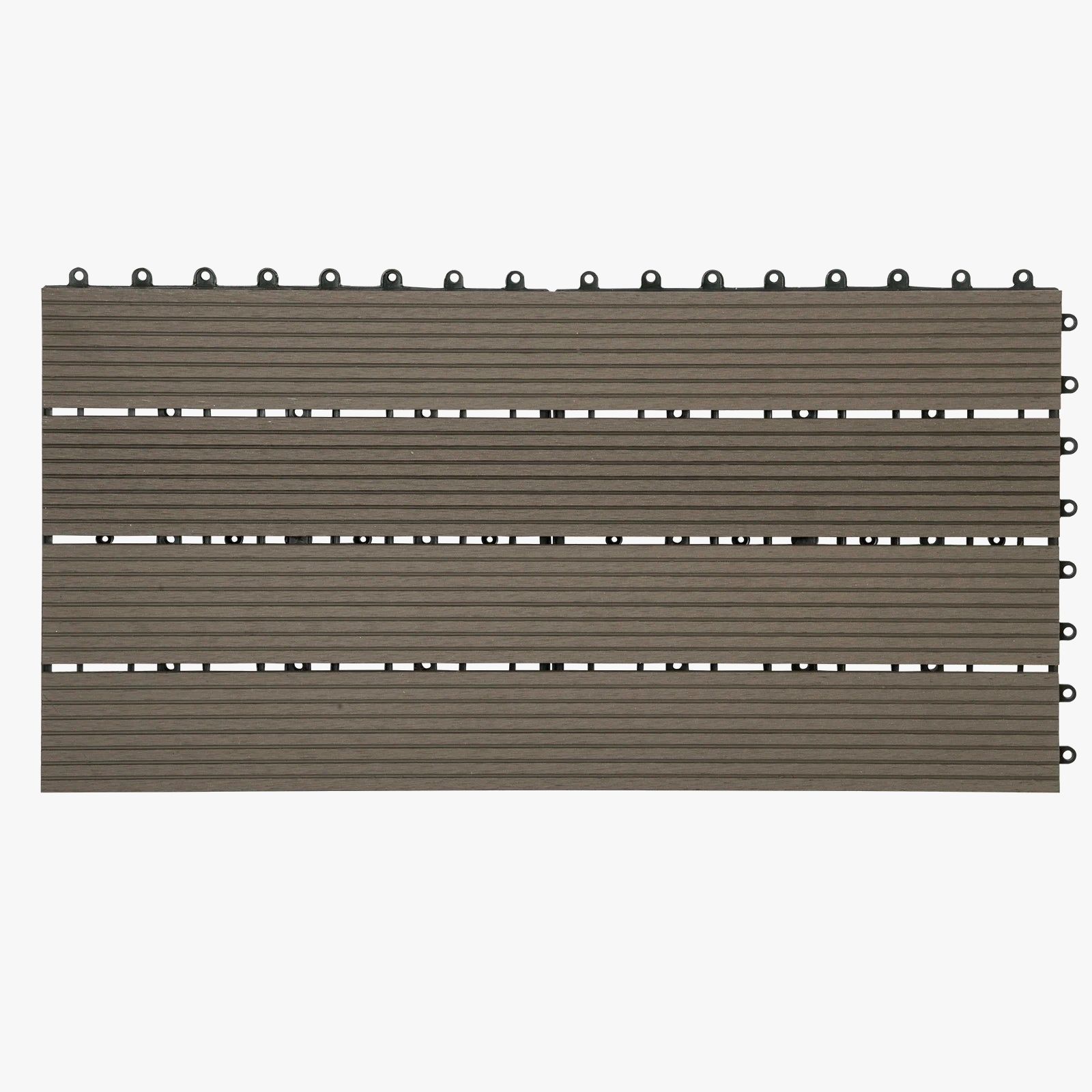 lames de terrasse wpc clipsables effet bois 30x60