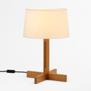 lampadaire en bois style wabi sabi pour décoration intérieure moderne