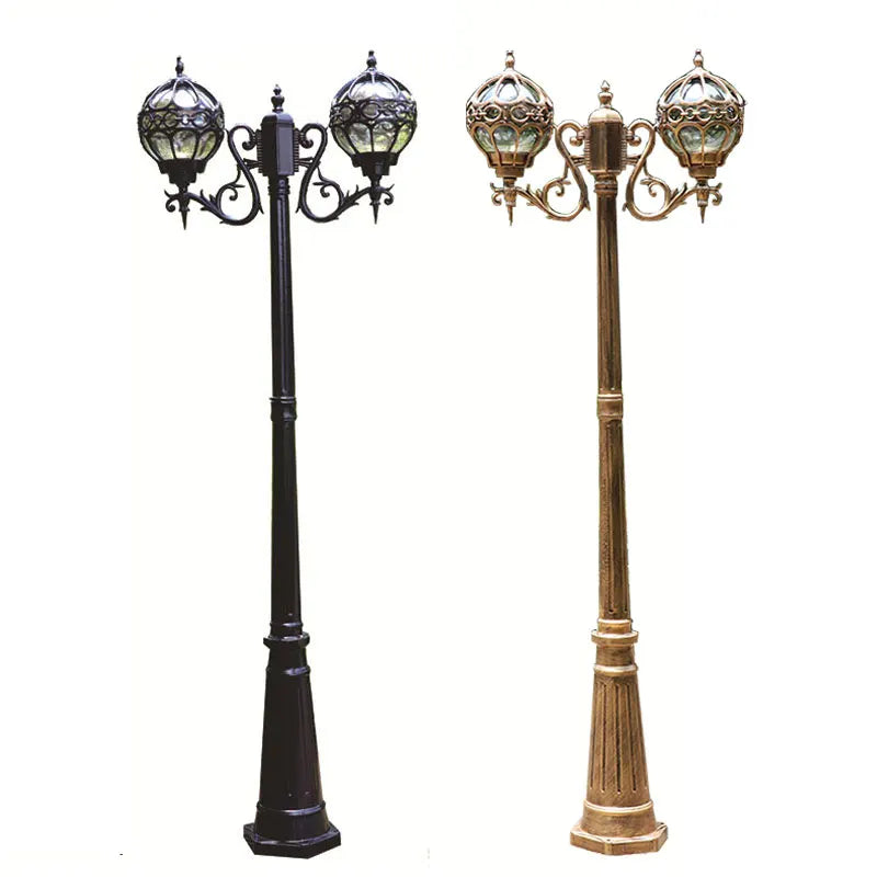 lampadaire extérieur étanche style européen pour jardin et parc