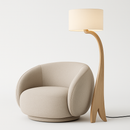 lampadaire led en bois design moderne luminaire décoratif idéal