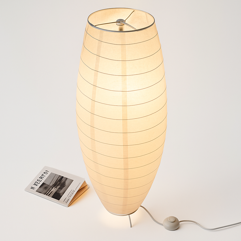 lampadaire led en papier tissé style nordique luminaria lampara de