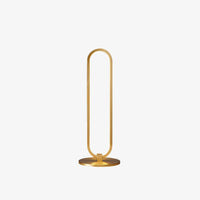 Lampe à poser LED avec anneau métallique design Arpa
