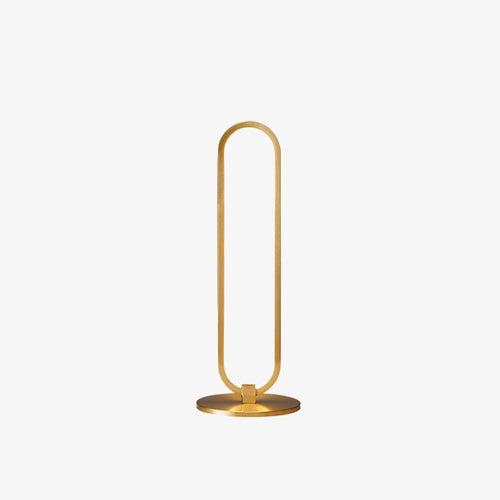 Lampe à poser LED avec anneau métallique design Arpa