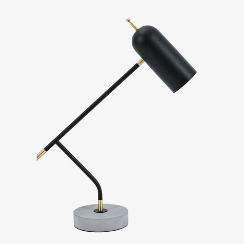 Lampe de bureau industrielle LED noir Tekna