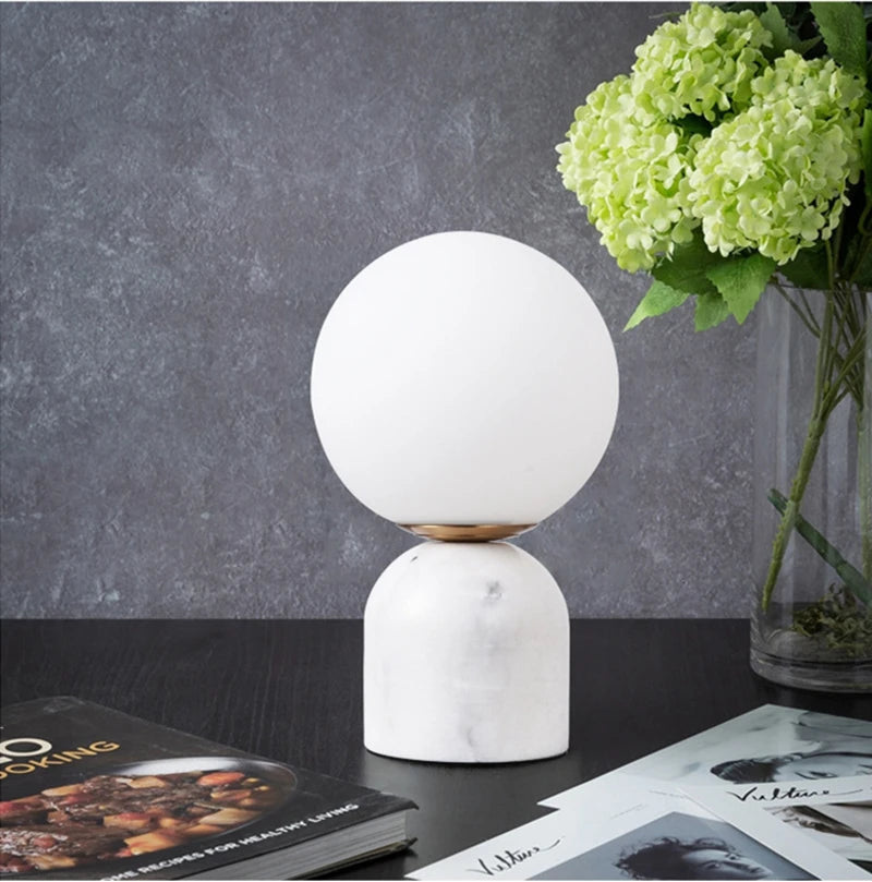 Lampe de chevet en marbre