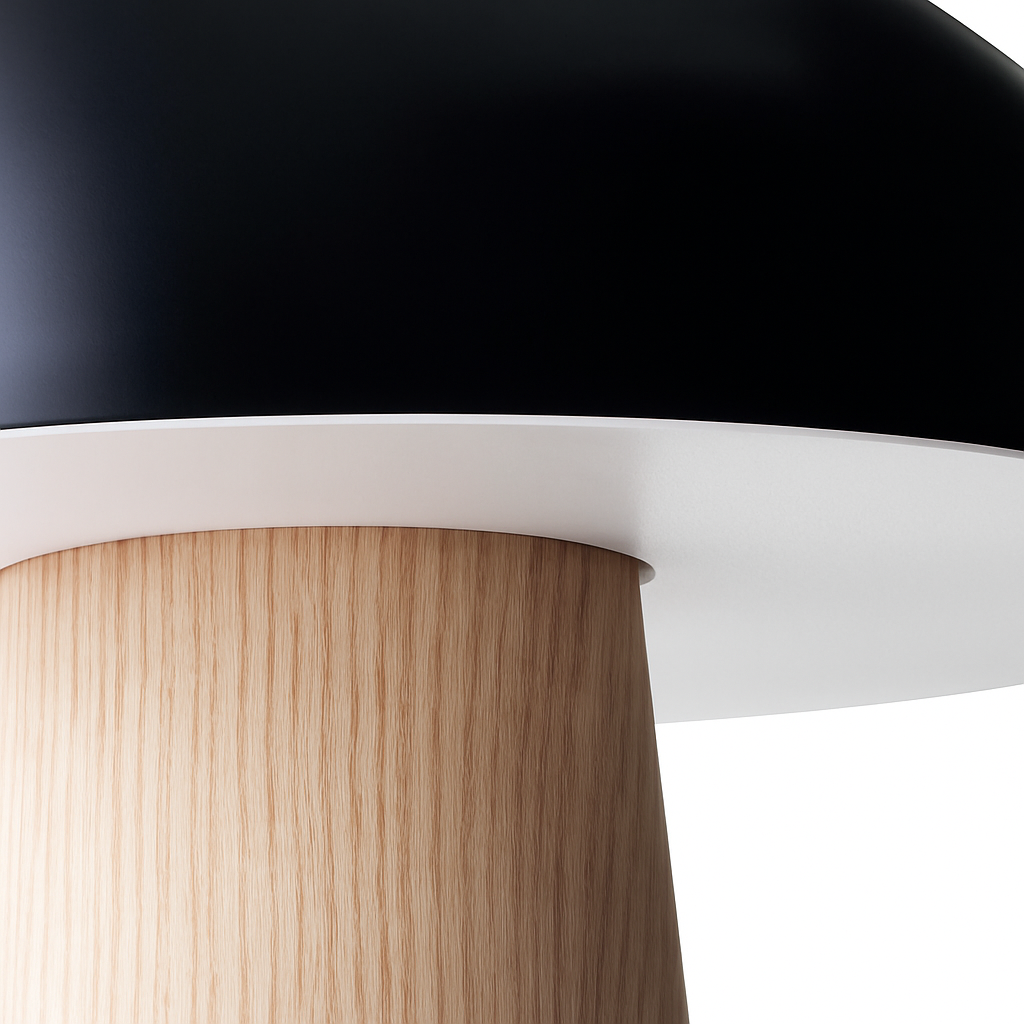 lampe de chevet nordique créative style moderne champignon LED - vue 7 sur 8