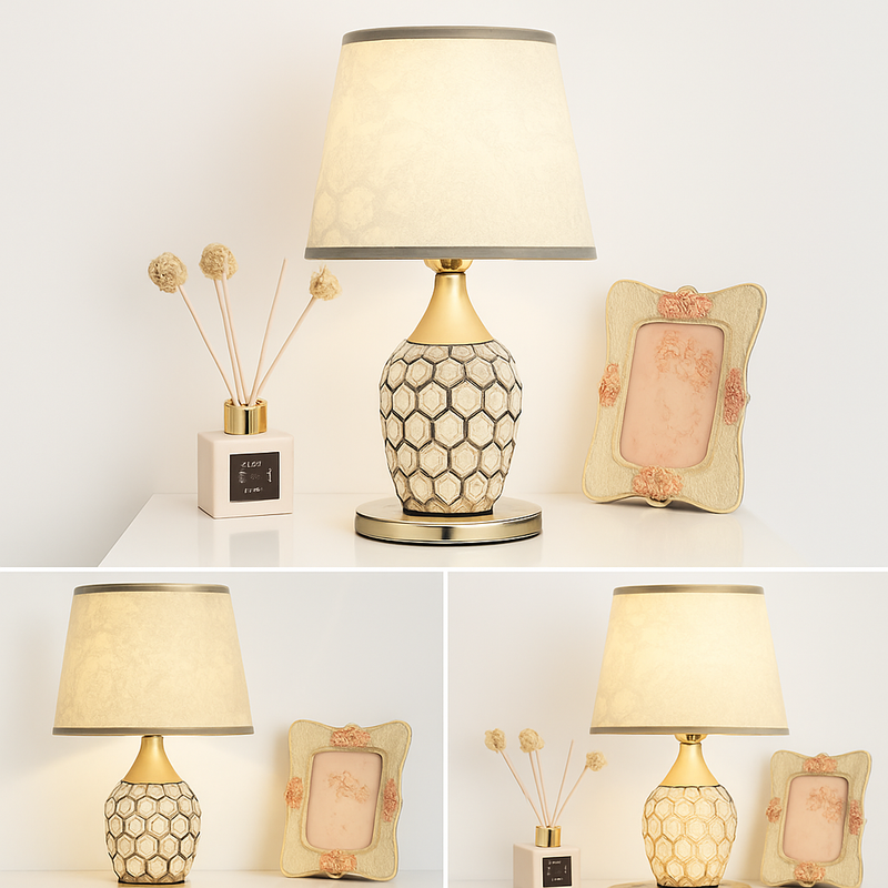 lampe de table en cristal style européen moderne et romantique