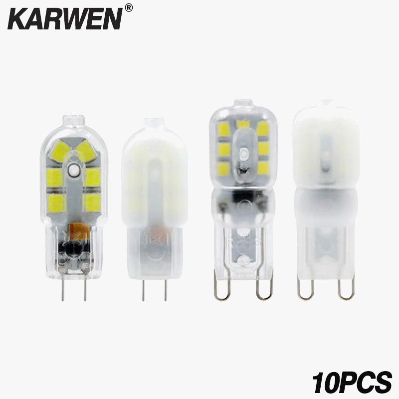 lampe led mini ampoule transparente laiteuse lot de dix pièces