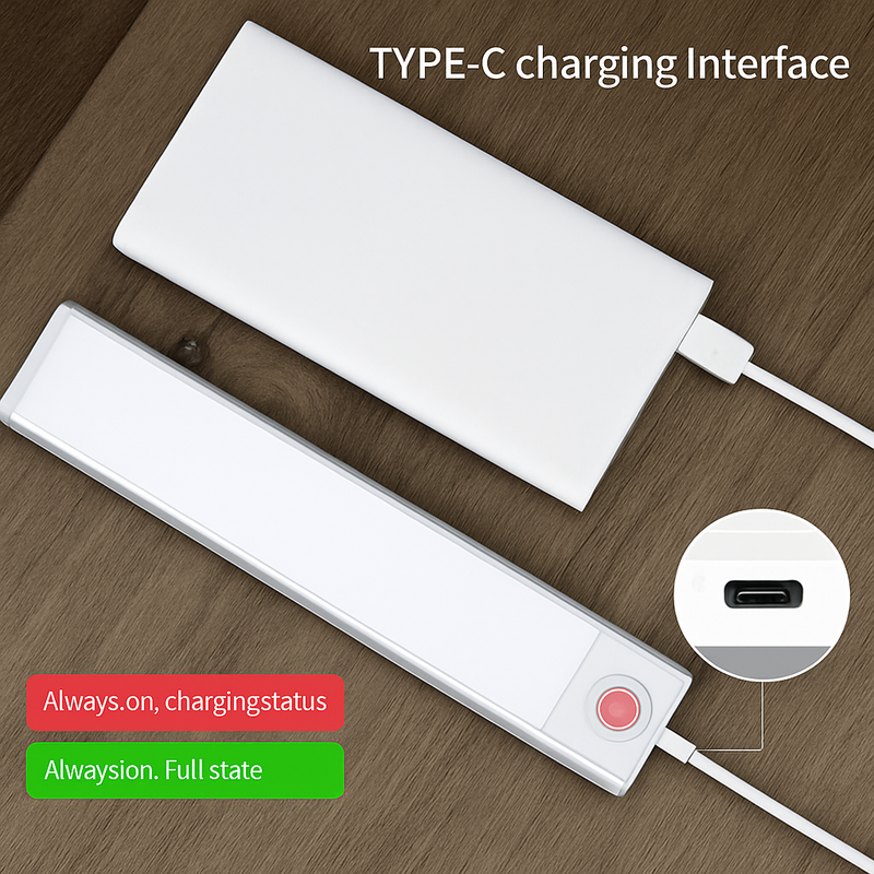 lampe led rechargeable sans fil avec capteur de mouvement