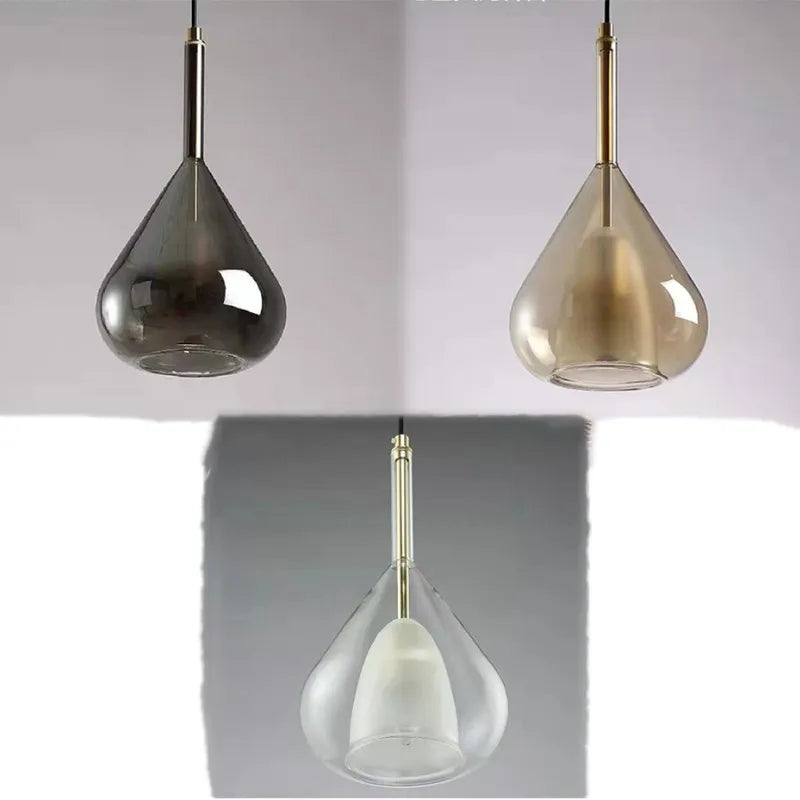 Suspension en verre design nordique post-moderne minimaliste décorative