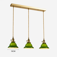 lampe suspension verre led cuivre edison vintage
