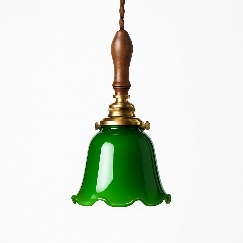 lampe suspension verre led cuivre edison vintage - vue 6 sur 30