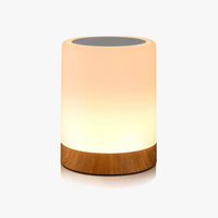 Lampe tactile LED lampe de table lampe de chevet lampe de table RVB lampe de chambre avec capteur tactile lampe de bureau portable lumière RVB pour cadeaux pour enfants