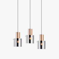 lampes suspendues en verre design scandinave loft vintage industrielle
